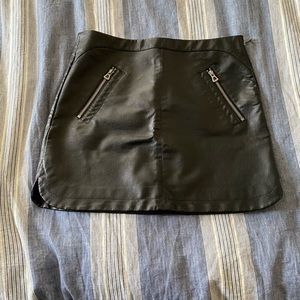 Leather skirt